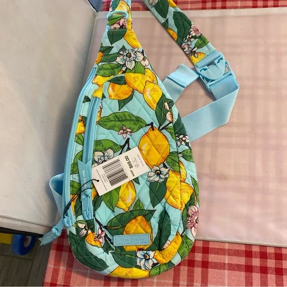 Vera Bradley Lemon Print Sling Bag s-l400.jpg main image 3